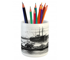 Vintage San Diego Pencil Pen Holder