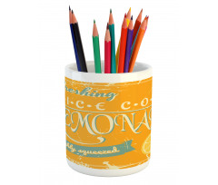 Refreshing Lemonade Pencil Pen Holder