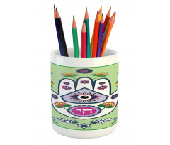 Middle East 6 Point Star Pencil Pen Holder