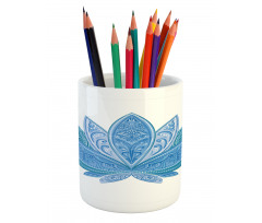 Oriental Lotus Petals Pencil Pen Holder