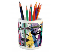 Bull's Eye Pencil Pen Holder