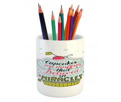 Cupcake Pencil Pen Holder