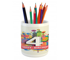 4 Years Old Colorful Pencil Pen Holder