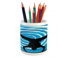 Head Spin on the Floor Pencil Pen Holder