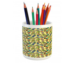 Cartoon Boys and Girls Pencil Pen Holder