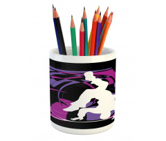 Rebel Teen Breakdancers Pencil Pen Holder