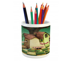 Fairy Tale Wonderland Pencil Pen Holder