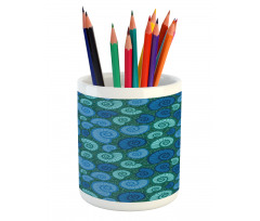 Periwinkle and Vortex Pencil Pen Holder