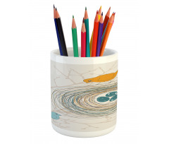 Blue Eggs in Birds Nest Pencil Pen Holder