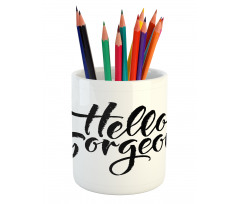 Brush Lettering Pencil Pen Holder