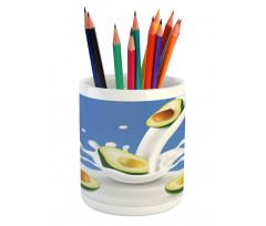 Flowing Milk Splash Pencil Pen Holder