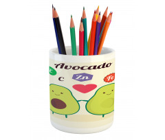 Funny Food Vitamins Pencil Pen Holder