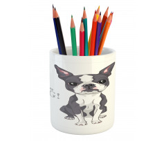 Naive Puppy Face Pencil Pen Holder