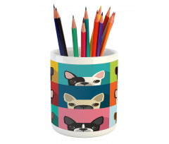 Terrier Portrait Pencil Pen Holder