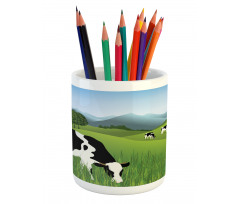 Agriculture Landscape Pencil Pen Holder