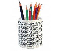 Silhouette Farm Animals Pencil Pen Holder