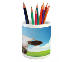 Staring Brown Animal Pencil Pen Holder