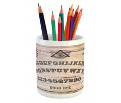 Wooden Texture Pencil Pen Holder