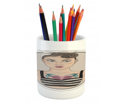 Rockabilly Rebel Pencil Pen Holder