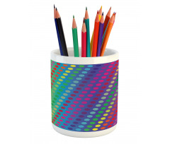 Gradient Shaded Backdrop Pencil Pen Holder