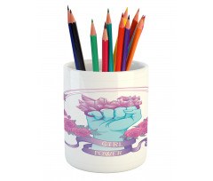 Fist Female Power Pencil Pen Holder