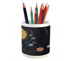 Solar System Pencil Pen Holder