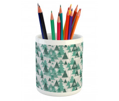 Winter Trees Pencil Pen Holder