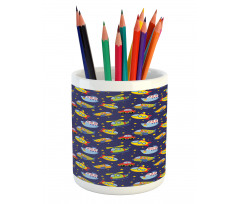 Transportation Boys Pencil Pen Holder