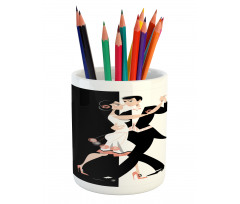 Dancing Couple Pencil Pen Holder