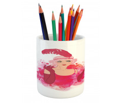 Feather Headband Pencil Pen Holder