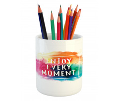 Colorful Dust Clouds Pencil Pen Holder