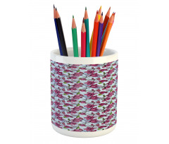 Flowering Branches Pencil Pen Holder