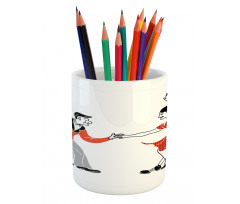 Retro Fashion Style Pencil Pen Holder