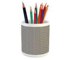 Diagonal Lines Chevron Pencil Pen Holder