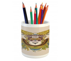 Animal Head Pencil Pen Holder