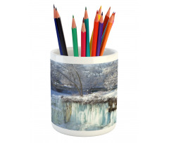 Frozen Minnehaha Fall Pencil Pen Holder