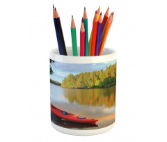 Canoe Lake Autumn Pencil Pen Holder