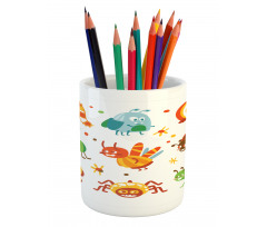 Butterfly Spider Bug Pencil Pen Holder