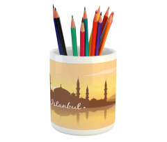 Panorama Sunset View Pencil Pen Holder