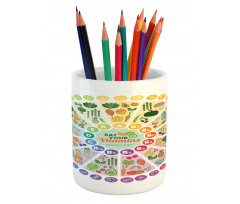 Vitamin Food Sources Pencil Pen Holder