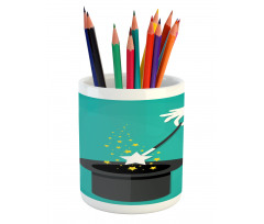 Magician Spell Black Hat Pencil Pen Holder