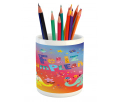 Feliz Cumpleanos Party Pencil Pen Holder