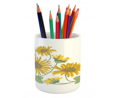 Bedding Plants Artwork Pencil Pen Holder