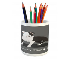 American Cartoon Terrier Pencil Pen Holder