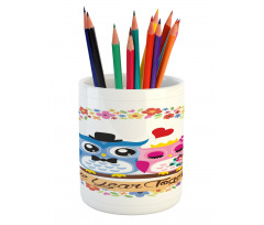 Year Lovers Owls Pencil Pen Holder