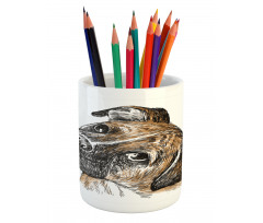 Sketchy Furry Puppy Pet Pencil Pen Holder