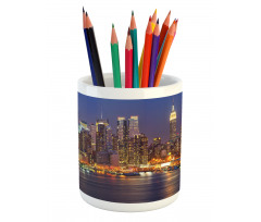 Urban Life Theme Pencil Pen Holder