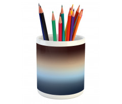 Gradual Color Change Modern Pencil Pen Holder