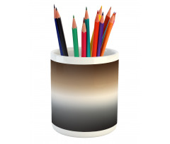 Brown and Grey Pattern Pencil Pen Holder