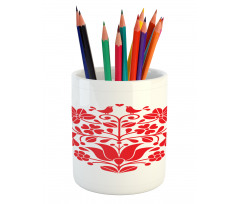 Kalocsa Pattern Boho Blooms Pencil Pen Holder